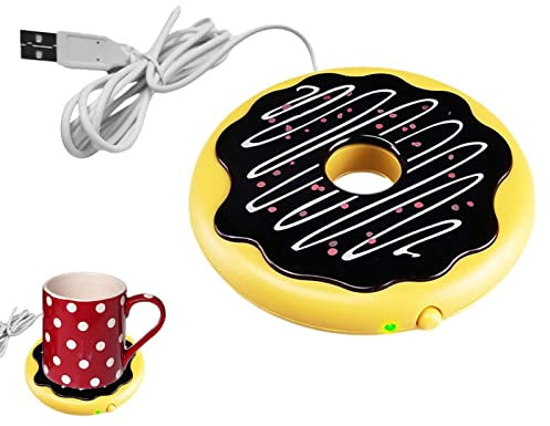 Generic Calentador USB para taza de café, taza con calefacción, taza caliente, taza caliente, taza caliente, taza de bebidas calientes, taza de bebidas calientes, calentador de estera