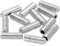 sourcing map Guitar Bridge Saddle Height Adjustment Screws Metric M3x8 Silver for Electric Guitars Bridge 12pcs