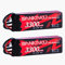 SANKAKU Batteries Lipo 4S 3300mAh 70C 14,8V Lipo avec Prise XT60 pour Avion radiocommandé quadricoptère hélicoptère Drone FPV 2 pièces