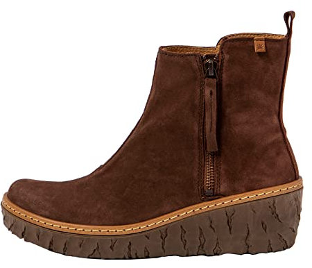 El Naturalista Damen Ankle Boots Yggdrasil, Frauen Stiefeletten,uebergangsstiefel,flach,Stiefel,Bootee,Booties,Chocolate,37 EU / 4 UK