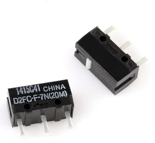 Micro Interruptor D2FC-F-7N (20M) - Micro Switch - Reparacion De Ratones - Bolsa De 5 Unidades