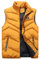 Generisch Ärmellose Weste Herren, Outdoor Wasserdichte Softshell Jacke Mit Reißverschluss Taschen Herren Leichte Steppweste Lang Für Leicht Gaastra Jacket Schwarz Isolid (XL, Yellow)