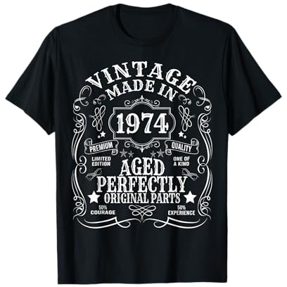 51ème anniversaire homme femme 51 ans 1974 déco drôle cadeau T-Shirt