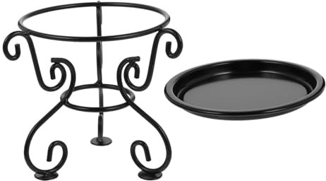 BESPORTBLE Support Plante Intérieur Fer Robuste Porte-pot De Fleurs Stable Et Élégant Adapté Pour Cactus Plantes Et Plantes Intérieur Support Décoratif Multifonction Pour Salon Et Balcon Rési