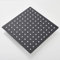 Voltix Pommeau de douche carré 20 x 20 cm Pommeau de douche à pluie en acier inoxydable 304 noir – haute pression, douches fixes, effet pluie, facile à nettoyer et à installer (20 cm)