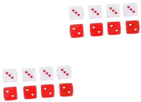 HEMOTON 16 Würfel Kinderspielzeug Rayan Spielzeug Für Kinder Nachtbar Partygeschenke Stapelspielzeug Lustige Mathe Spiele Kinderspielsets Poker Partyspiel Spielzeug Für Kinder