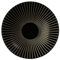 Lot 2x Assiette creuse Sun - Diam. 19 cm - Noir