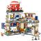 Bloc de Construction de Maison modulaire, 722Pièces Japonais Street View Takoyaki Shop Maison de Ville Maquette Bâtiment Modulaire Jeu de Construction pour Enfants Adultes