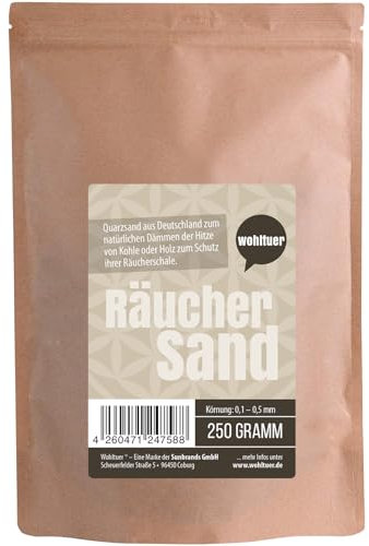 Wohltuer Räuchersand 250 g aus Deutschland + Sand zum Räuchern + Räuchersand fein + Feuersand