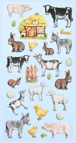 Creapop SOFTY-Stickers Bauernhof Tiere 3451163