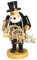 Unbekannt Räuchermännchen, Rauchfigur, Motiv: Schwibbogenhändler, Höhe: ca. 19 cm, Material: Keramik