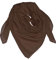 Harrys-Collection Damen Herren Baumwolltuch in vielen Farben 100 x 100 cm, Größen:Einheitsgröße, Farben:dunkelbraun