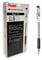 Pentel Hybrid Gel Grip Rollerball Pen 0.6mm Tip 0.3mm Line Black Ref K116-AE [Pack of 12]