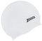 Zoggs Badekappe Silicone Cap, White, onesize, 300772
