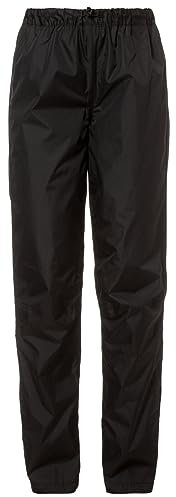 VAUDE Damen Women's Fluid Pants Regenhose, Schwarz, 38 EU