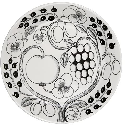 Arabia Paratiisi Teller, 21 cm, Schwarz