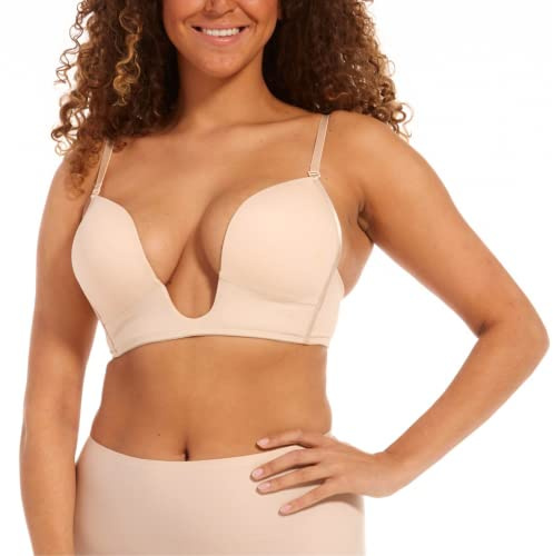 Magic Bodyfashion Damen V-Bra Stiefe BH, Latte, NA (Herstellergröße: 70C)