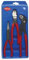 Grip On KNP267487 Plier Set 3Pc Long Nose-Diag Cutt-Cobra