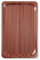 HENDI Serviertablett, AmberBox, Rutschfester Gummibeschichtung, Schock- und bruchfest, flachem Rand, Gastro Tablett, Tablett, 325x530mm, Holzoptik