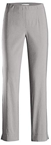 Stehmann INA-740, Bequeme,stretchige Damenhose-Bitte mindestens 1 Nummer Kleiner bestellen, silber, 36