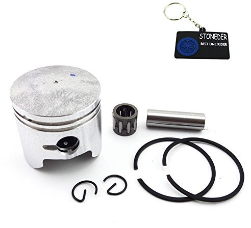 STONEDER Piston de 40 mm et Broche de 10 mm pour Moteur 2 Temps 47 CC Chinois Pocket Bike Mini ATV Quad Minimoto 4 Roues Crosser