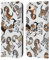 Head Case Designs Beagle Dog Breed Patterns Leather Wallet Case Compatible With Apple iPhone 7/8 / SE 2020 & 2022