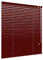 Alu Jalousie viele Größen und Farben Aluminium Lamellen Rollo Faltrollo Jalousette Wandmontage Deckenmontage Tür Fenster Sonnenschutz Sichtschutz Blendschutz Hitzeschutz (100 x 160 cm, Bordeaux)