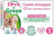 Love & Green - Couches Bébé Saines et Ecologiques - Taille 1 (2-5 kg) - 23 couches - Absorbante, anti-fuites et sans ingrédients indésirables