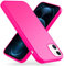Kaliroo Neon Case kompatibel mit iPhone 12 | iPhone 12 PRO Hülle, Farbig Bunte Silikon Schutzhülle Handy-Tasche Cover Dünn, Ultra-Slim Soft Bumper Etui Handyhülle TPU Backcover Flexibel, Farbe:Pink