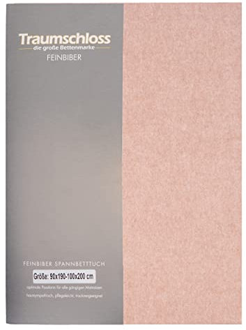 Traumschloss Spannbetttuch »Biber« 90% Baumwolle 10% Polyester | Feinbiber-Ausführung für extra Wärme an kalten Tagen | Taupe | 180-200x200cm