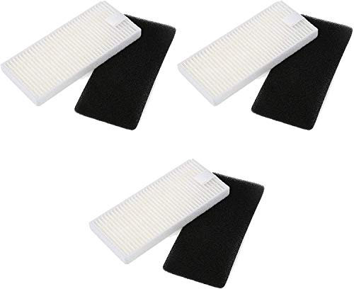 MIRTUX Kit de 3 Filtros para Conga Excellence 990 - Recambios para Conga de Calidad - Accesorios para Conga de Alta Eficiencia - Repuestos de Filtros para Conga