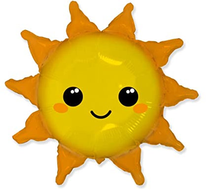 Ballonim® Sonne ca. 70cm Luftballons Folienballon Party DekorationGeburtstag