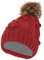 LEGO Wear Mädchen Wear Mädchen Wintermütze Strickmütze mit Fake Fell Bommel Lwalaya 700 Beanie M TZE, 368, 56 EU
