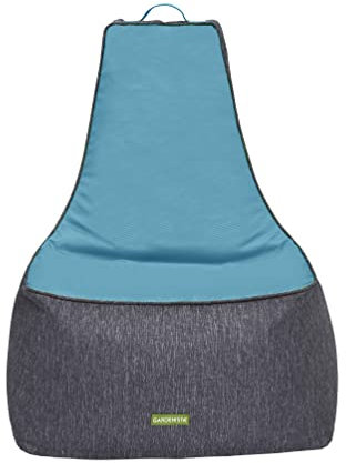 Gardenista Sitzsack mit Rückenlehne für Kinder und Jugendliche - Indoor Outdoor Beanbag 90x90x65 cm Sitzsack mit Füllung,Wasserabweisender Stoff, Sessel für Wohnzimmer, Garten, Terrasse