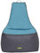 Gardenista Sitzsack mit Rückenlehne für Kinder und Jugendliche - Indoor Outdoor Beanbag 90x90x65 cm Sitzsack mit Füllung,Wasserabweisender Stoff, Sessel für Wohnzimmer, Garten, Terrasse