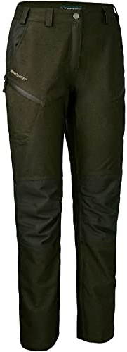 Deerhunter Lady Chasse Trousers Olive Night Melange C46 - Hunting Trousers Waterproof Durable for Men