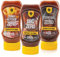 Rabeko Zero Sauce -mix American BBQ/Teriyaki/Curry-Ketchup, 3 x 350ml senza zucchero e a basso contenuto di grassi - prodotti sani, a basso contenuto di carboidrati e calorie per insalate