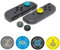 4 PCS-Taste, Silikon-Daumengriff für Controller-Ersatzkappen, Ersatz-Analog-Anti-Rutsch-Joystick, Griffe, Kappenabdeckung, Pro One, 360, Silikon