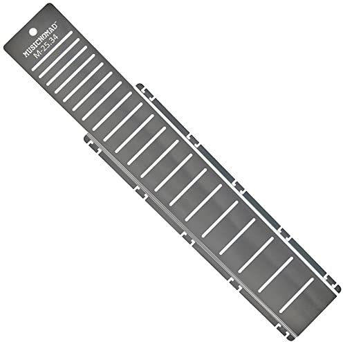 MusicNomad Fret Shield™ - Total Fretboard Protector Guard Tool for Fret Polishing on 25.34 Guitar Fret Scale (MN803)