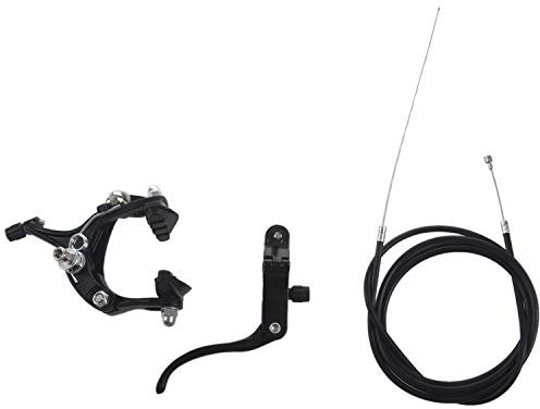 Reionppy Hinten Fixie Rennrad Kreuzer Bremse Set Fahrrad Bremse Kit Fahrrad Bremssattel Bremse Kit Seitenzugbremse Set Für Die Meisten Fixie Fahrrad Schwarz