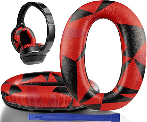 SOULWIT Ersatz Ohrpolster für Sony WH-1000XM2 (WH1000XM2) & MDR-1000X (MDR1000X) Over-Ear Kopfhörer, Ersatzpolster Polster mit Weichem Proteinleder, Geräuschisolierung Schaum, Zusätzliche Dicke