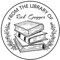 Ex Libris, aus der Bibliothek von, personalisierter Buchstempel, Dieses Buch gehört zu personalisiertem Bibliotheksstempel, benutzerdefinierter Buchstempel