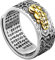YOMIIN Ring Damen Silber 925, Feng Shui Ringe für Männer Frauen Reichtum Glück Amulett Ring Offener verstellbarer Ring Sterling Silber Ring