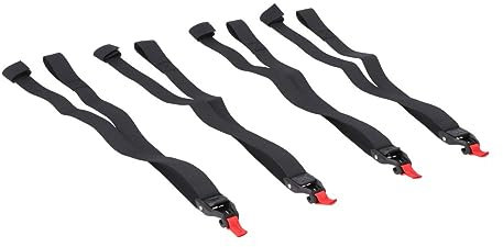 SW-Motech Gurt-Set passt für 4 Stück für PRO Hecktasche Haken einseitig Set, Black