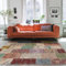 bamyum Afra Bedruckter Teppich Chenille-Druck Maschinell Hergestellt 80 x 150 cm, Wohnzimmer Vintage Schlafzimmer, Antibakteriell Antirutschunterlage Küchenteppich Patchwork