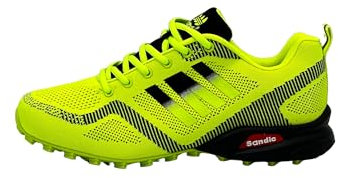 Ablovo® Damen Herren Sportschuhe Sneaker Turnschuhe Laufschuhe Freizeit Schuhe 36-46 (Grün-Schwarz, EU Schuhgrößensystem, Erwachsene, Herren, Numerisch, M, 45)