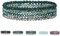 Hernin Bracelet de Perle Cristaux Elastique Multicouches Bijoux,Bracelets Multicouches en Perles de Cristal Pour Femme,Bracelet de Bohème en Perles de Cristal (Vert)