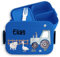 Kinder Bento Box Midi für Mepal Bentobox - Personalisierte Traktor Brotdose mit Tieren I Kindgerechte Lunchbox mit Traktor und Bauernhoftieren - 900 ml - Blau - name butterbrotdose kindergarten