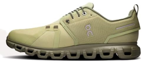 On Cloud 6 Herren-Sneaker, wasserdicht, Caper/Grove, 42.5 EU