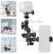 NEEWER Kit de support de clôture pour appareil photo en direct compatible avec l'application GameChanger - Support de téléphone - Pince - Adaptateur de caméra d'action compatible avec iPhone GoPro Max
